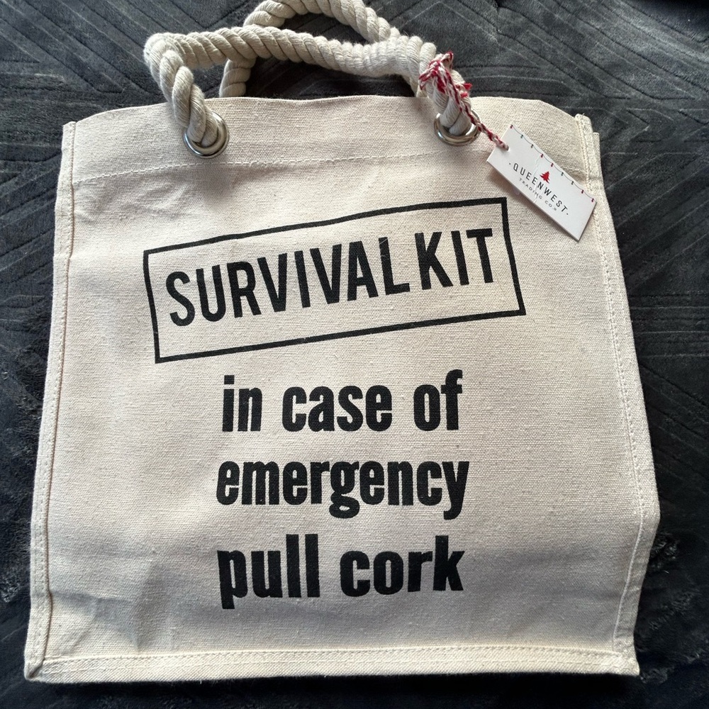 Queensway Trading Company Canvas Wine Tote